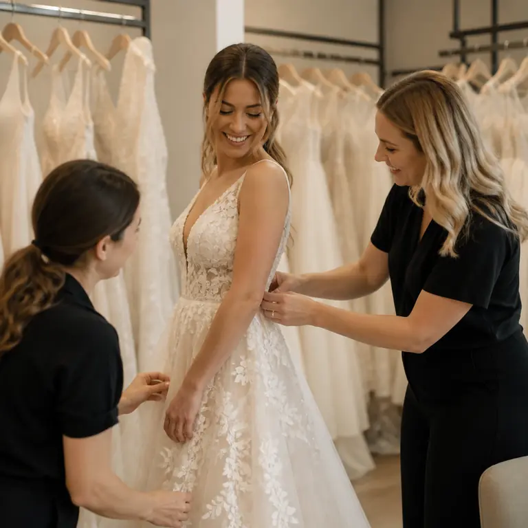 AI-generated editorial visual for Darianna Bridal & Tuxedo